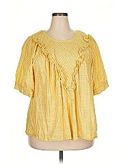 Terra & Sky Short Sleeve Blouse