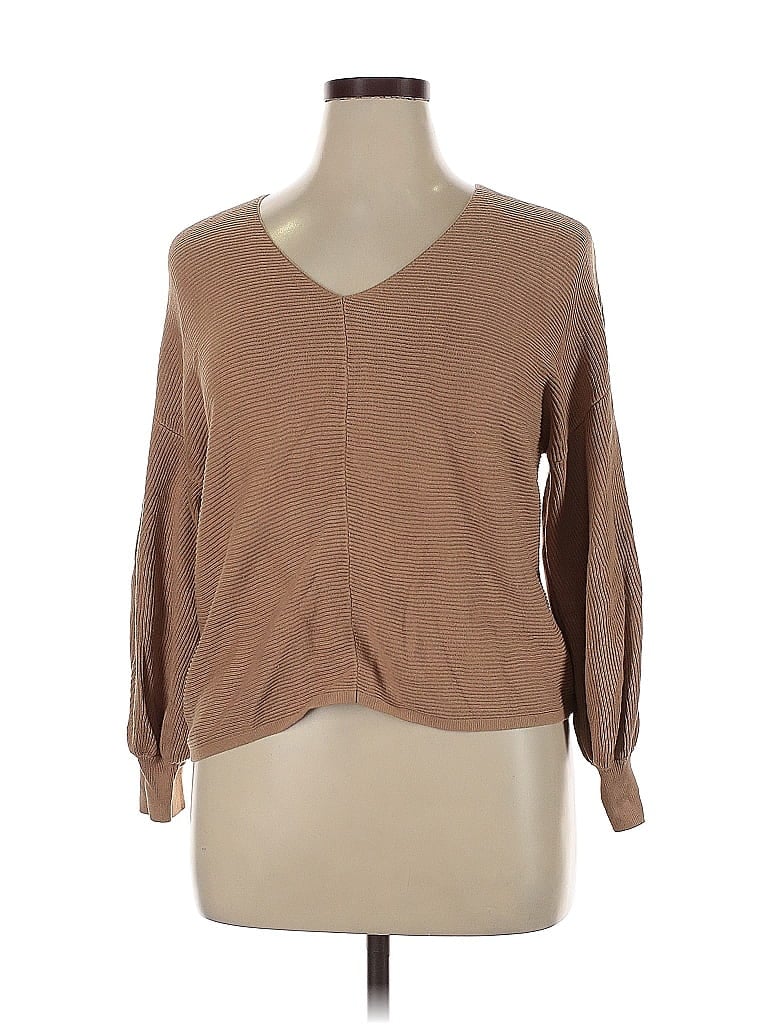 Pre-owned Cece Cardigan Sweater In Brown