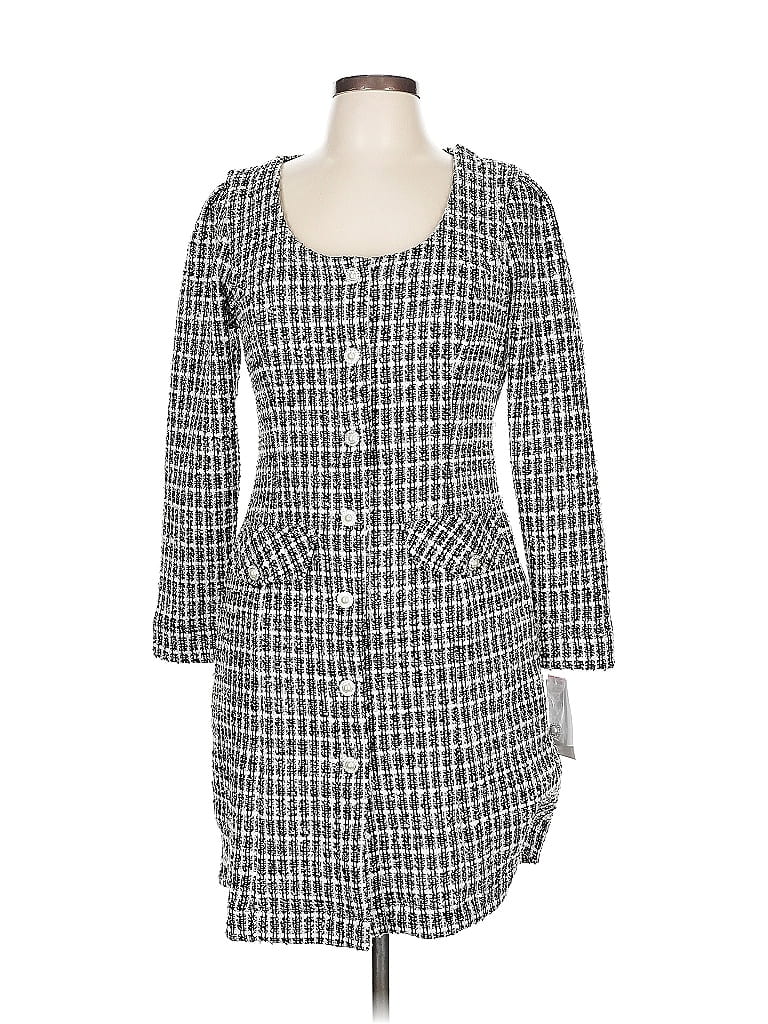 Pre-owned Taylor Casual Dress In Gray