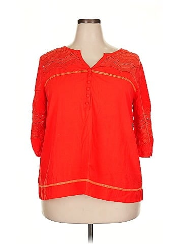Solitaire 3/4 Sleeve Blouse (view 1)
