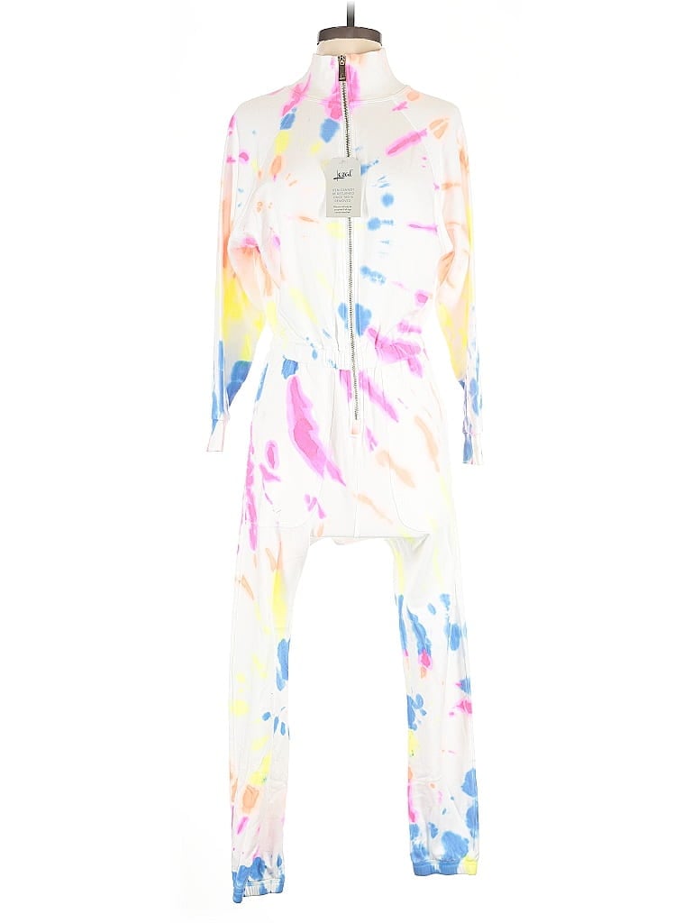 Pre-owned Lezat Jumpsuit In White