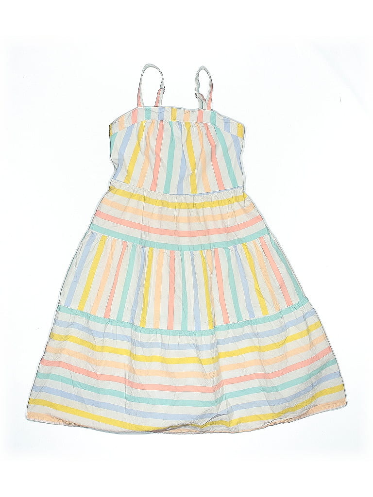 Pre-owned Wonder Nation Kids' Dress In White