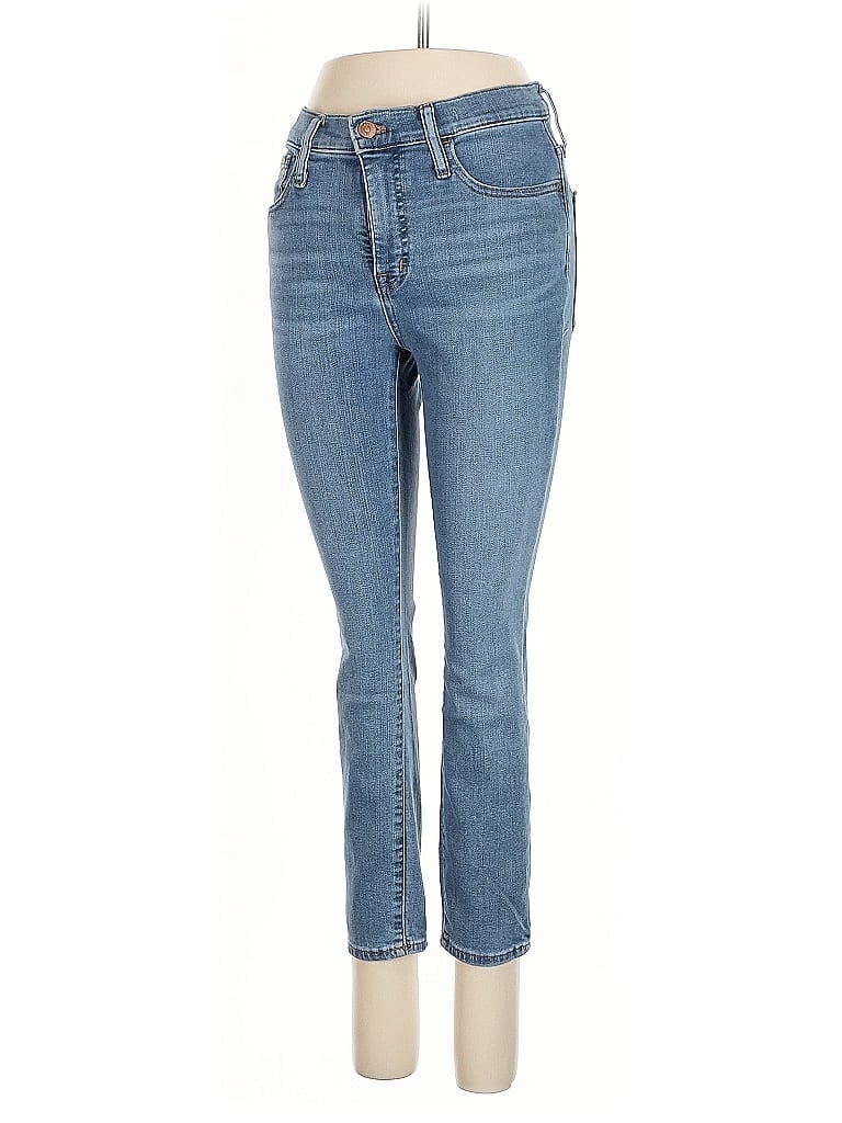 Madewell Solid Blue Jeans Size 27 waist (petite) - photo 1