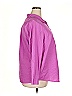 Roaman's Purple 3/4 Sleeve Button-Down Shirt Size 22 - photo 3
