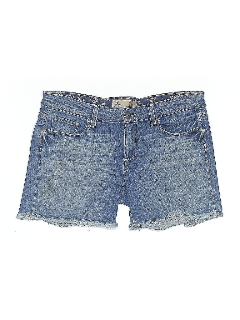 Pre-owned Paige Denim Shorts In Blue