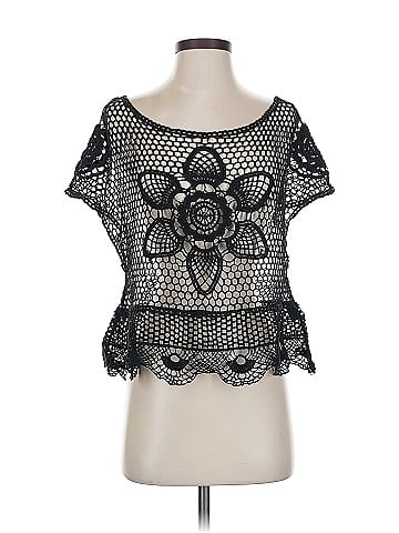 BCBGMAXAZRIA Short Sleeve Top (view 1)
