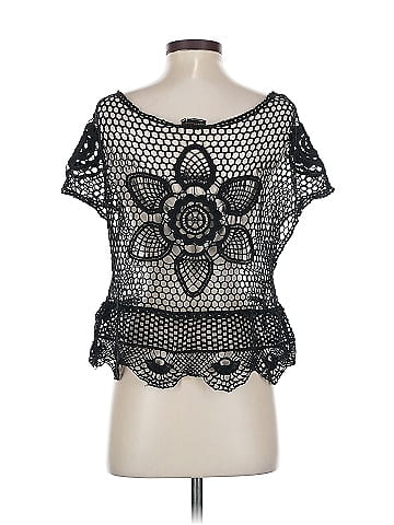 BCBGMAXAZRIA Short Sleeve Top (view 2)