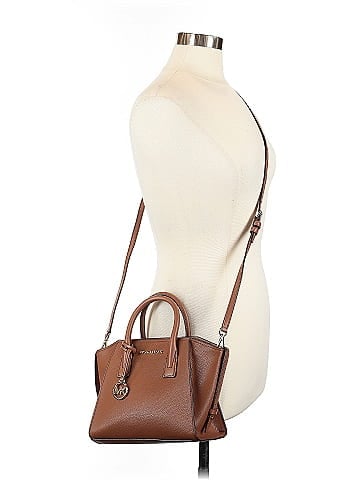 Michael Kors Leather Satchel (view 2)