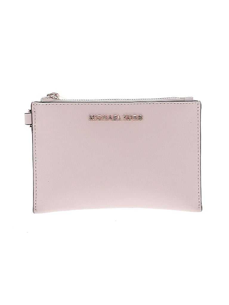 MICHAEL Michael Kors 100% Leather Pink Leather Coin Purse One size - photo 1
