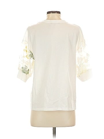 Zara W&B Collection Short Sleeve Blouse (view 2)