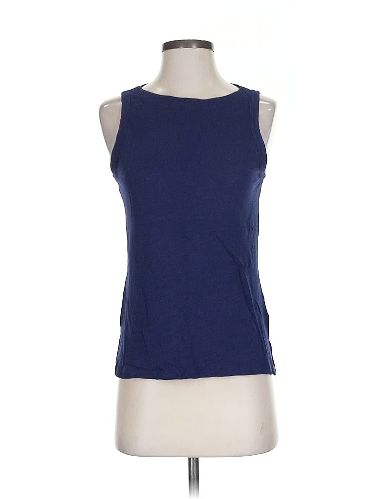 Pre-owned Banana Republic Factory Store Sleeveless T-shirt In Blue