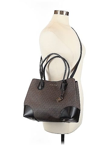 Michael Kors Leather Satchel (view 2)