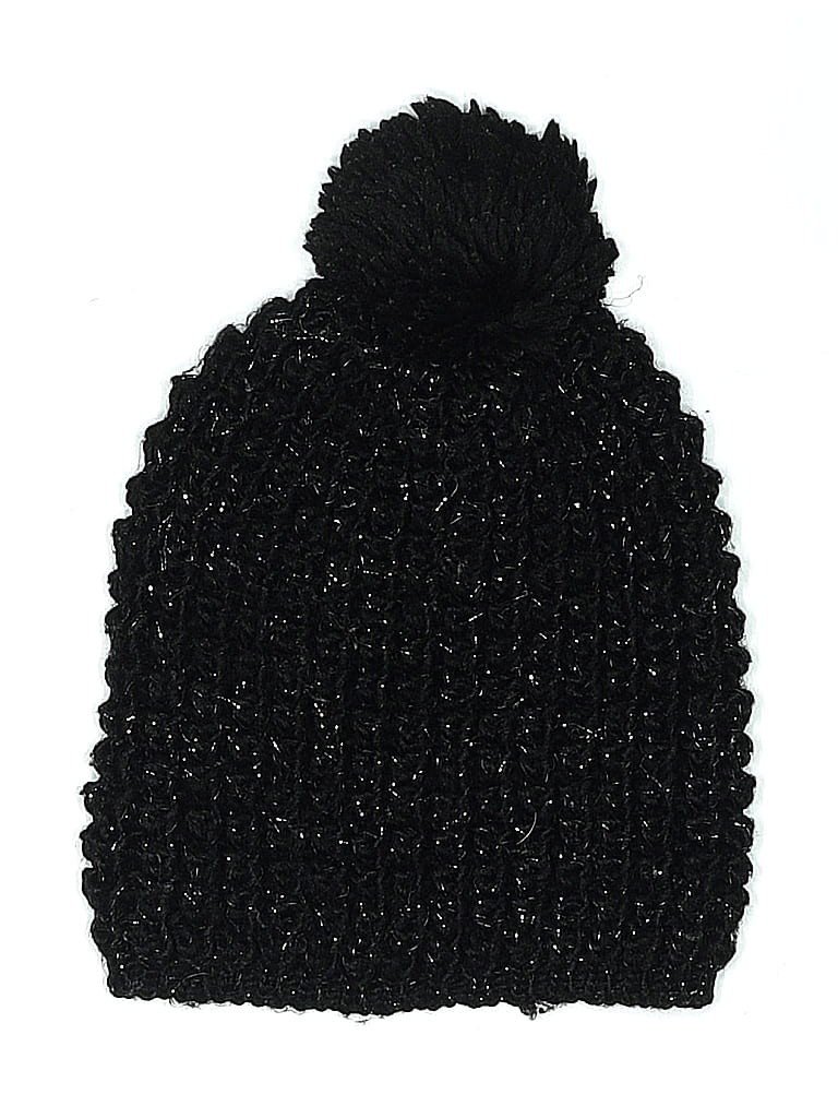 Pre-owned Assorted Brands Beanie Hat In Black
