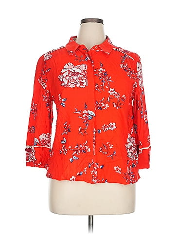 Hazel 3/4 Sleeve Button-Down Shirt (view 1)