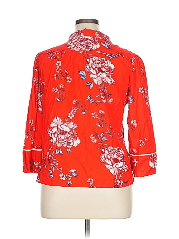 Hazel 3/4 Sleeve Button-Down Shirt (view 2)