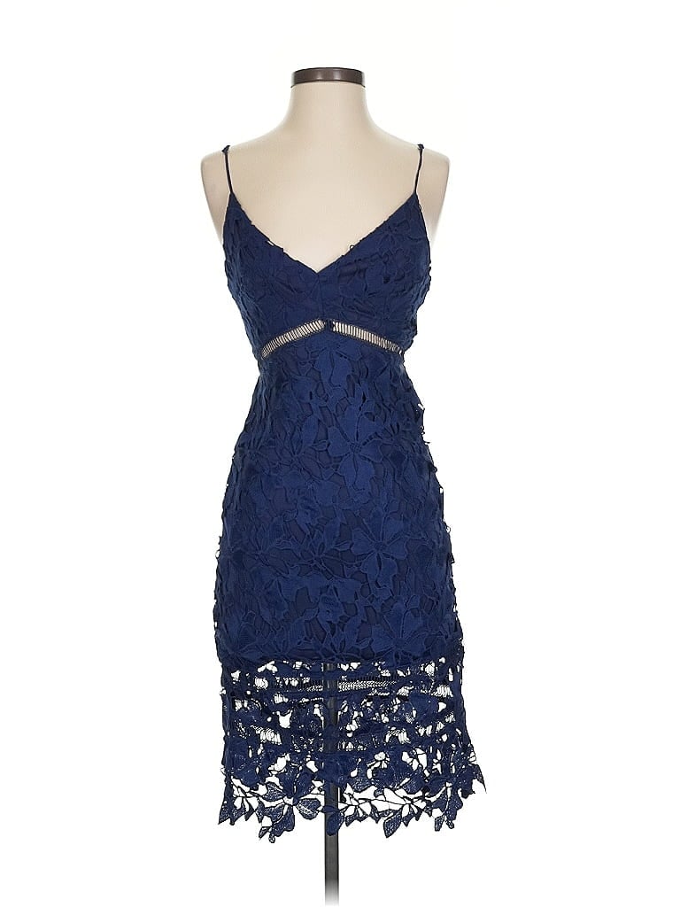 Pre-owned Astr Cocktail Dress In Blue