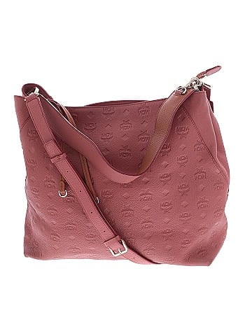 MCM  Grained Calfskin Medium Klara Hobo (view 1)