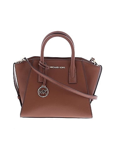Michael Kors Leather Satchel (view 1)