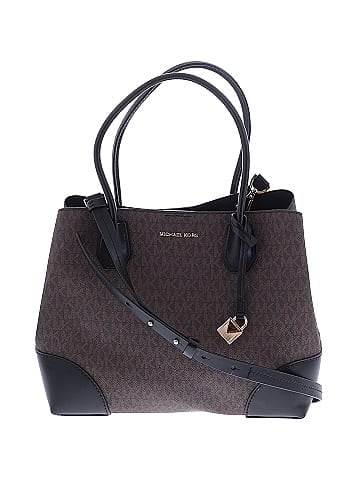 Michael Kors Leather Satchel (view 1)