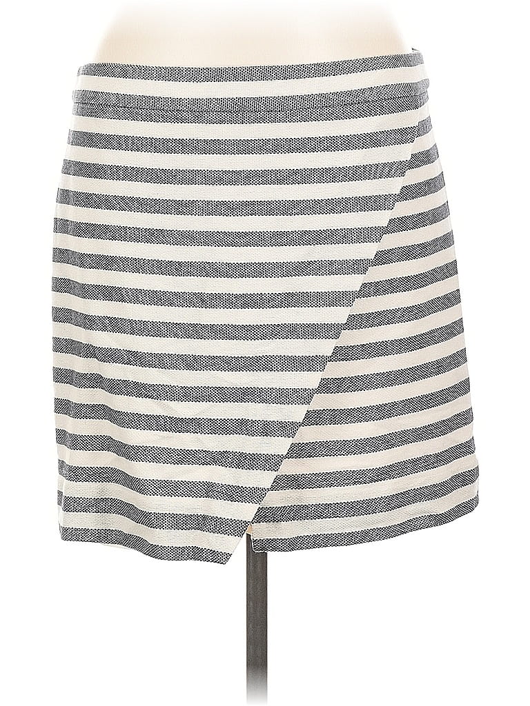 Pre-owned J.crew Factory Store Casual Skirt In Gray