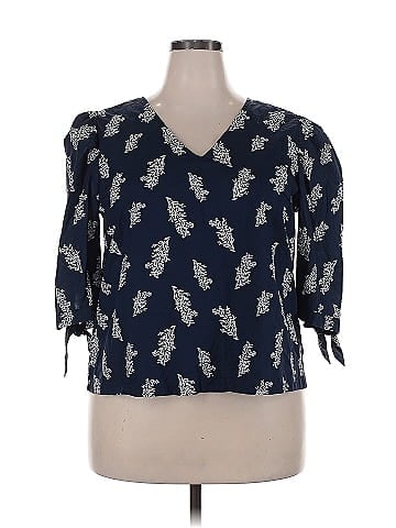 A New Day 3/4 Sleeve Blouse (view 1)