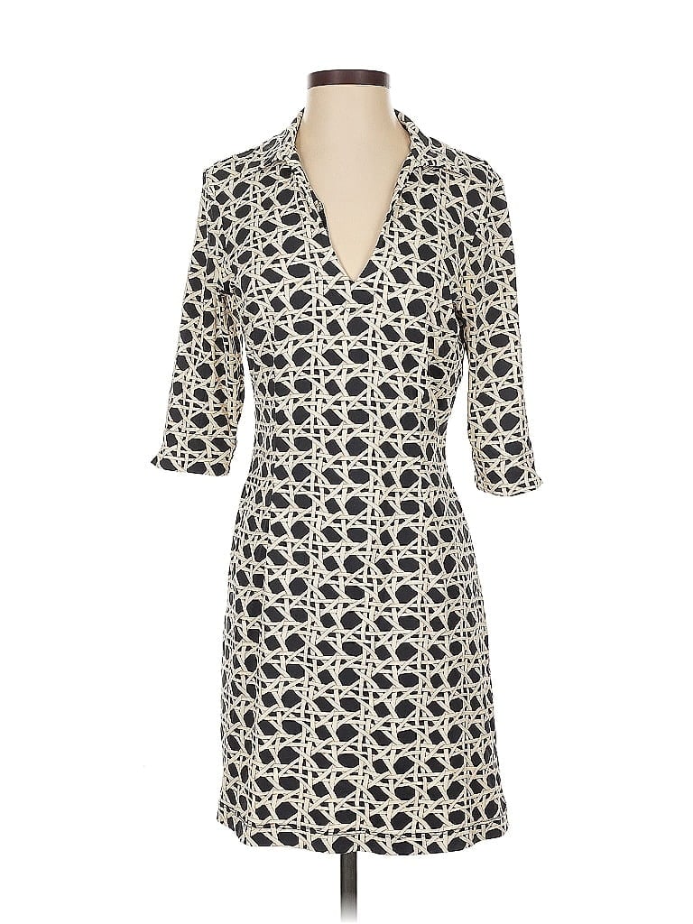 Pre-owned J. Mclaughlin Casual Dress In White