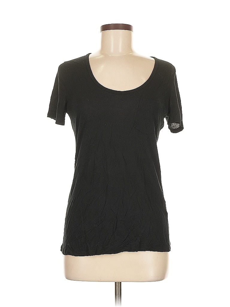 Pre-owned Banana Republic Short Sleeve T-shirt In Black