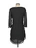 H&M 100% Polyester Solid Black Casual Dress Size 2 - photo 2