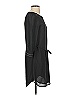 H&M 100% Polyester Solid Black Casual Dress Size 2 - photo 3