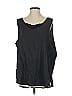 Adrian Jordan Black Sleeveless Blouse Size 24 waist - photo 1