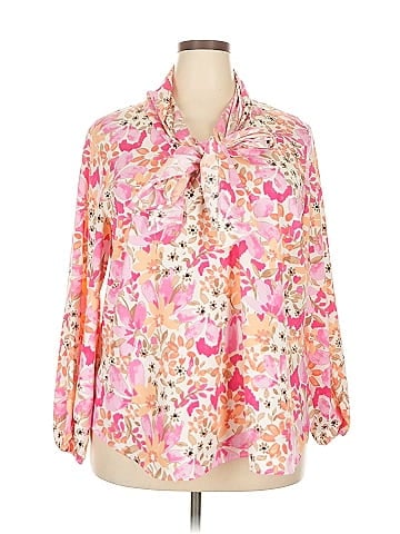 Bar III 3/4 Sleeve Blouse (view 1)