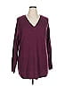Lord & Taylor Burgundy Long Sleeve Top Size XL - photo 1