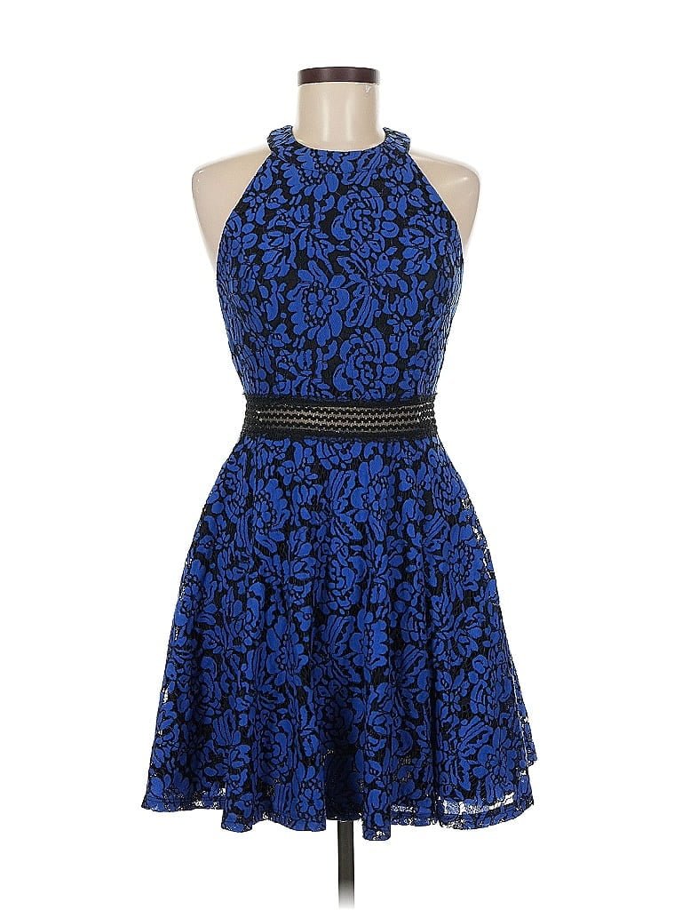 Pre-owned City Triangles Cocktail Dress In Blue