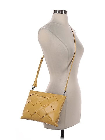 Miu Miu Leather Intreccio Crossbody Bag (view 2)