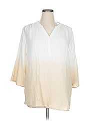 Belle By Kim Gravel 3/4 Sleeve T Shirt