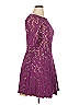 ML Monique Lhuillier Purple Cocktail Dress Size 14 - photo 3
