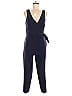 Club Monaco 100% Polyester Solid Blue Jumpsuit Size 6 - photo 1