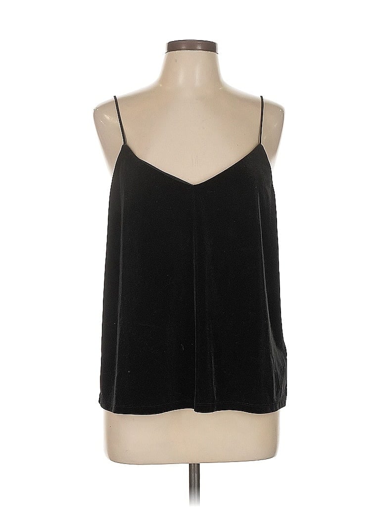 Pre-owned H&m Sleeveless Blouse In Black
