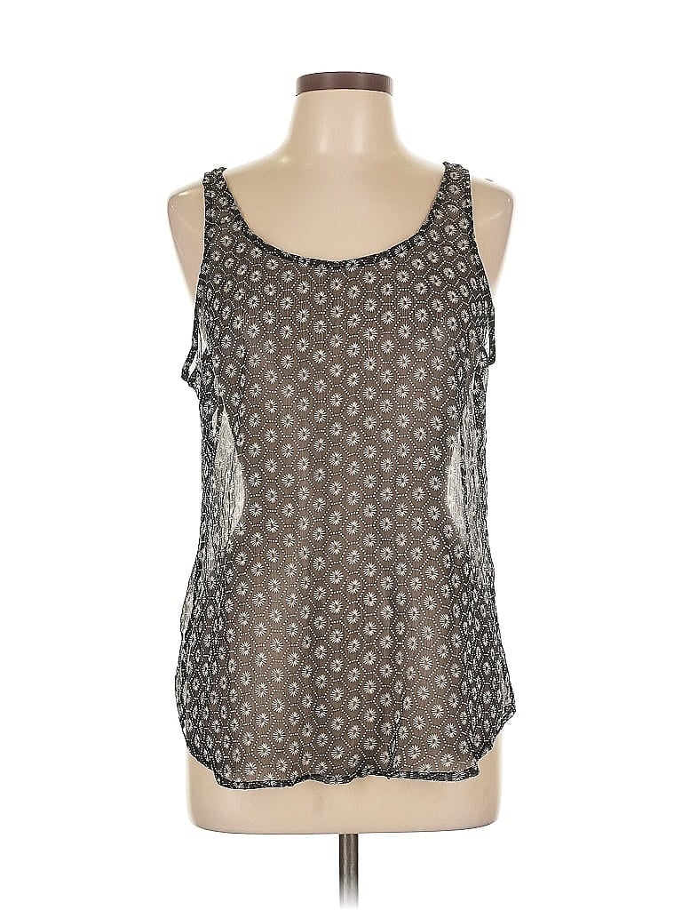 Pre-owned Old Navy Tank Top Gray Halter Neckline Tops