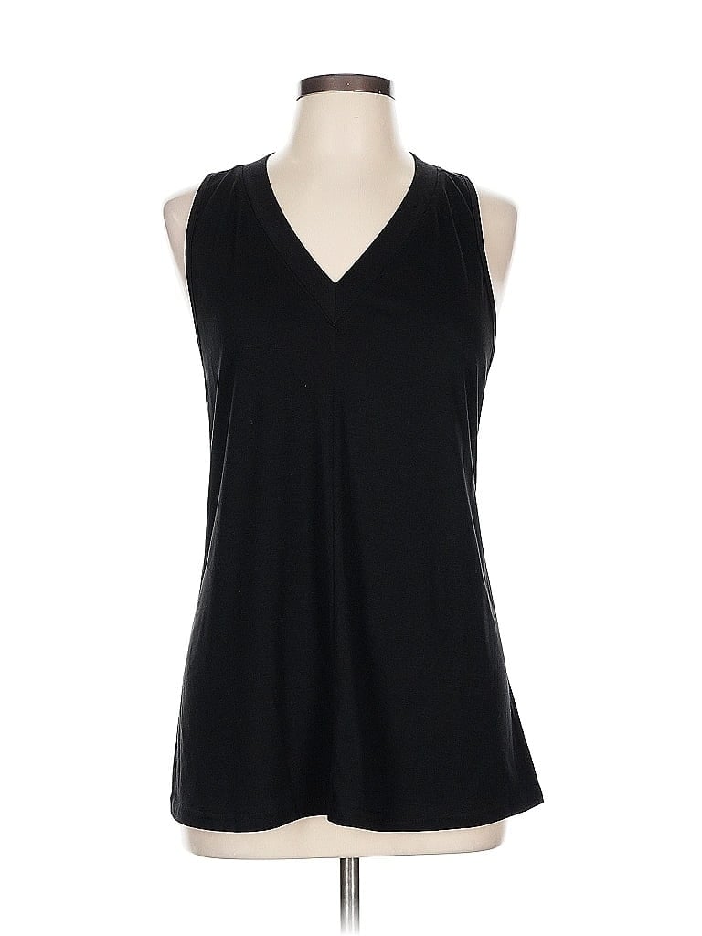 Pre-owned Unbranded Sleeveless T-shirt In Black