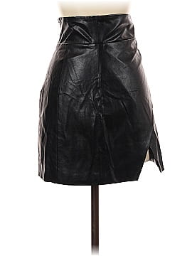 Majorelle Faux Leather Skirt