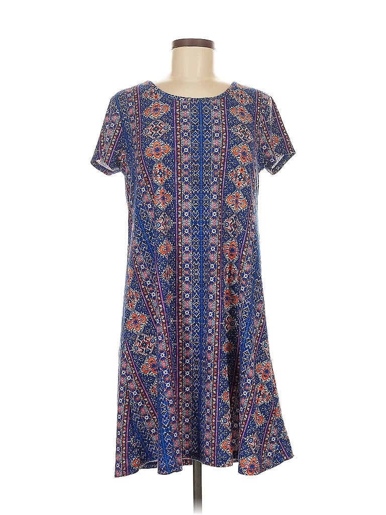 Pre-owned Charming Charlie Casual Dress In Blue