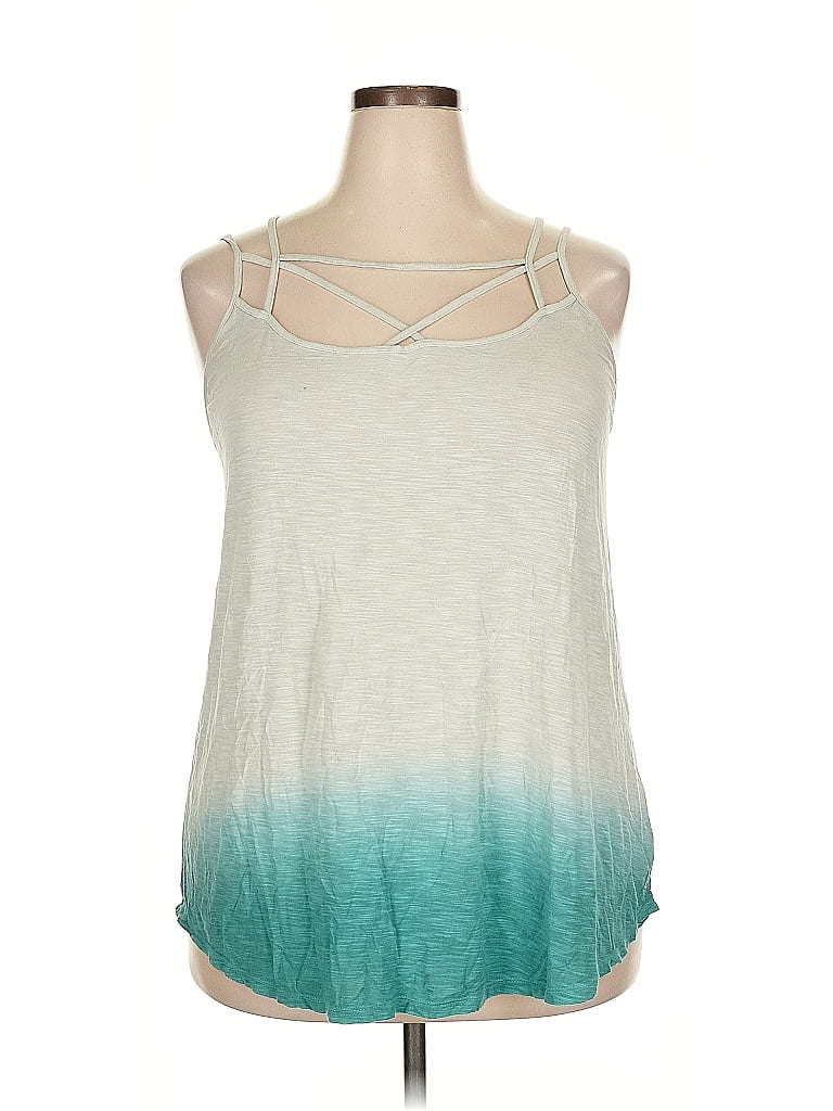 Click to view more detailed imagery on our partner's website Pre-owned American Eagle Outfitters Tank Top Gray Halter Neckline Tops