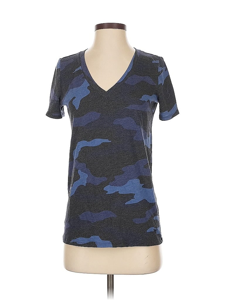 Pre-owned Victoria's Secret Pink Short Sleeve T-shirt In Blue