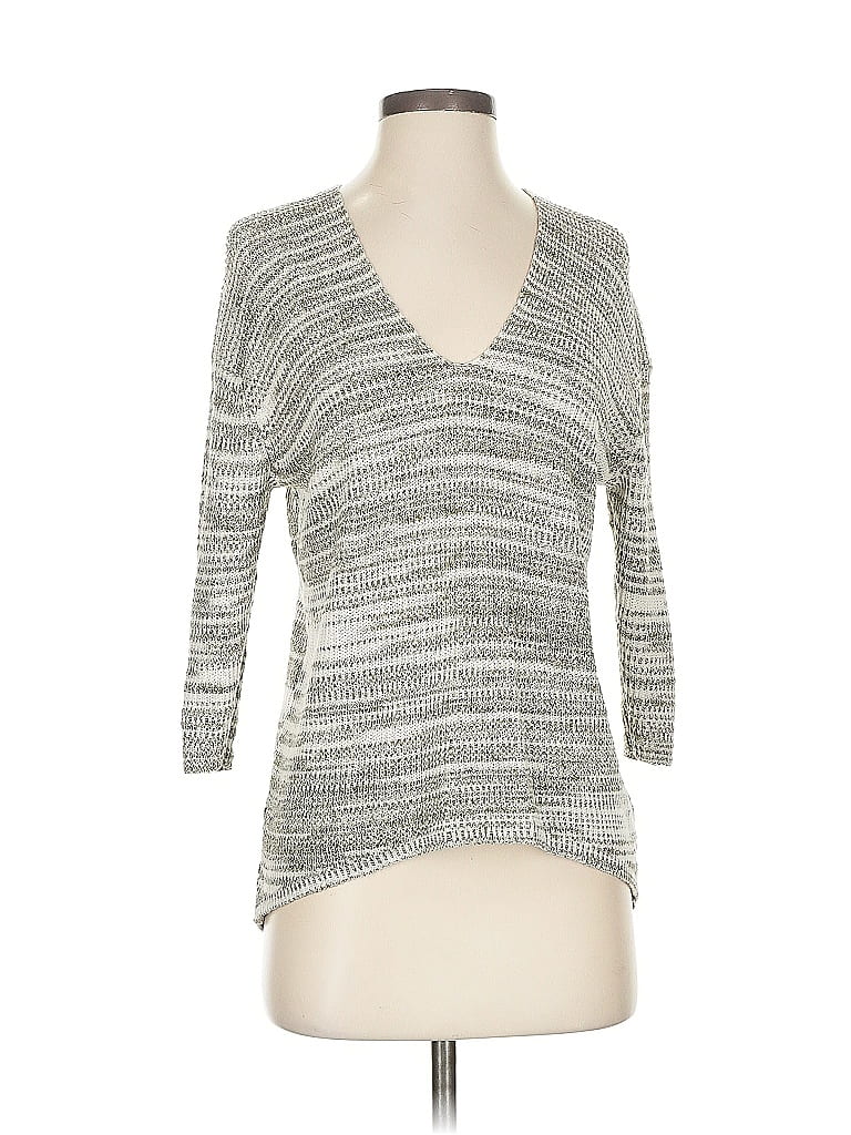 Pre-owned Express Outlet Pullover Sweater In Silver