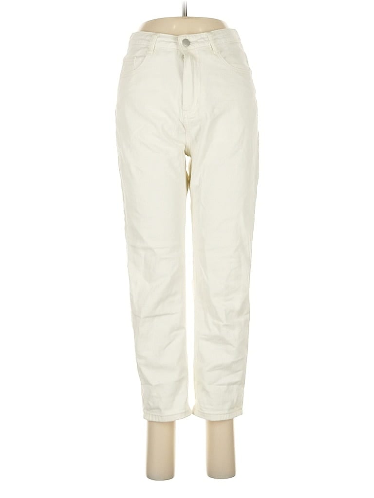 Pre-owned Jeans In Ivory