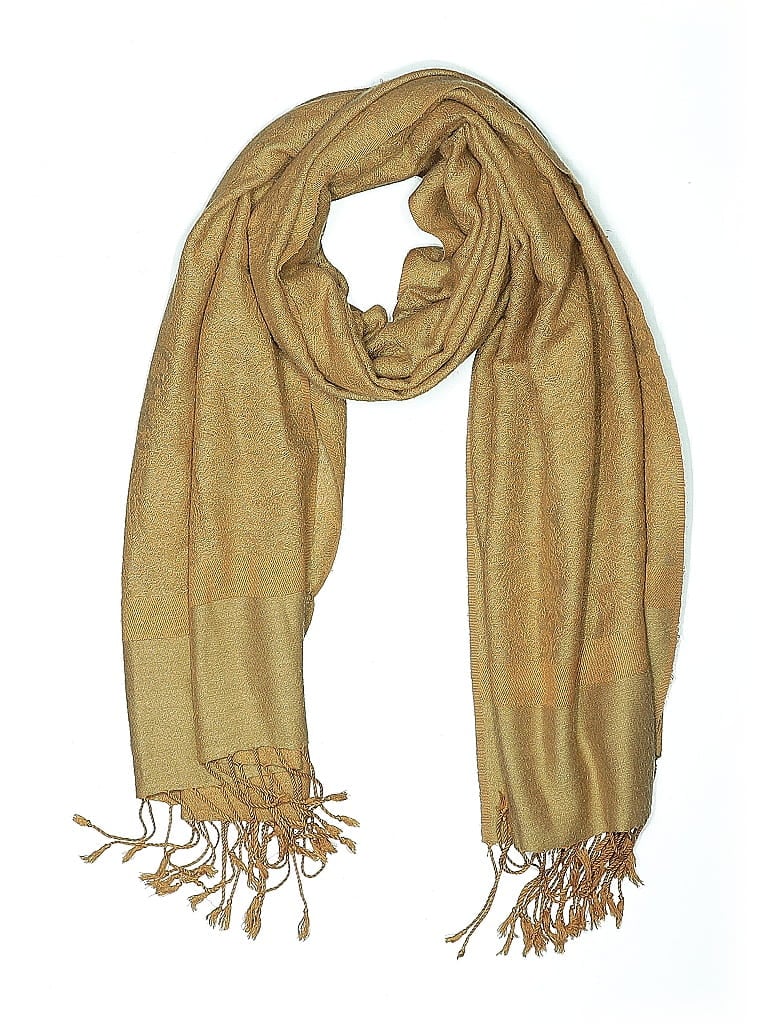 Pre-owned Unbranded Scarf In Brown