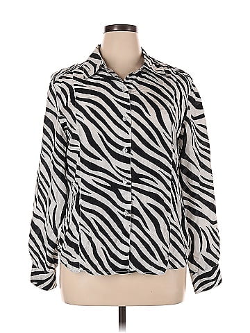 Newport News Long Sleeve Silk Top (view 1)