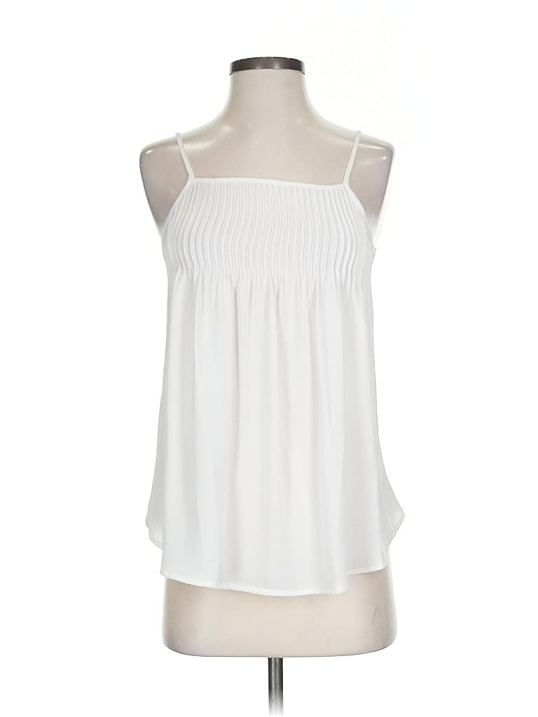 Ann Taylor Loft Sleeveless Blouse In White