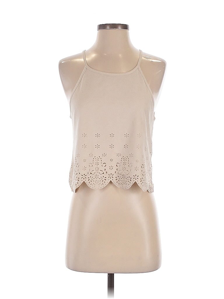 Pre-owned Zaful Sleeveless Blouse In White